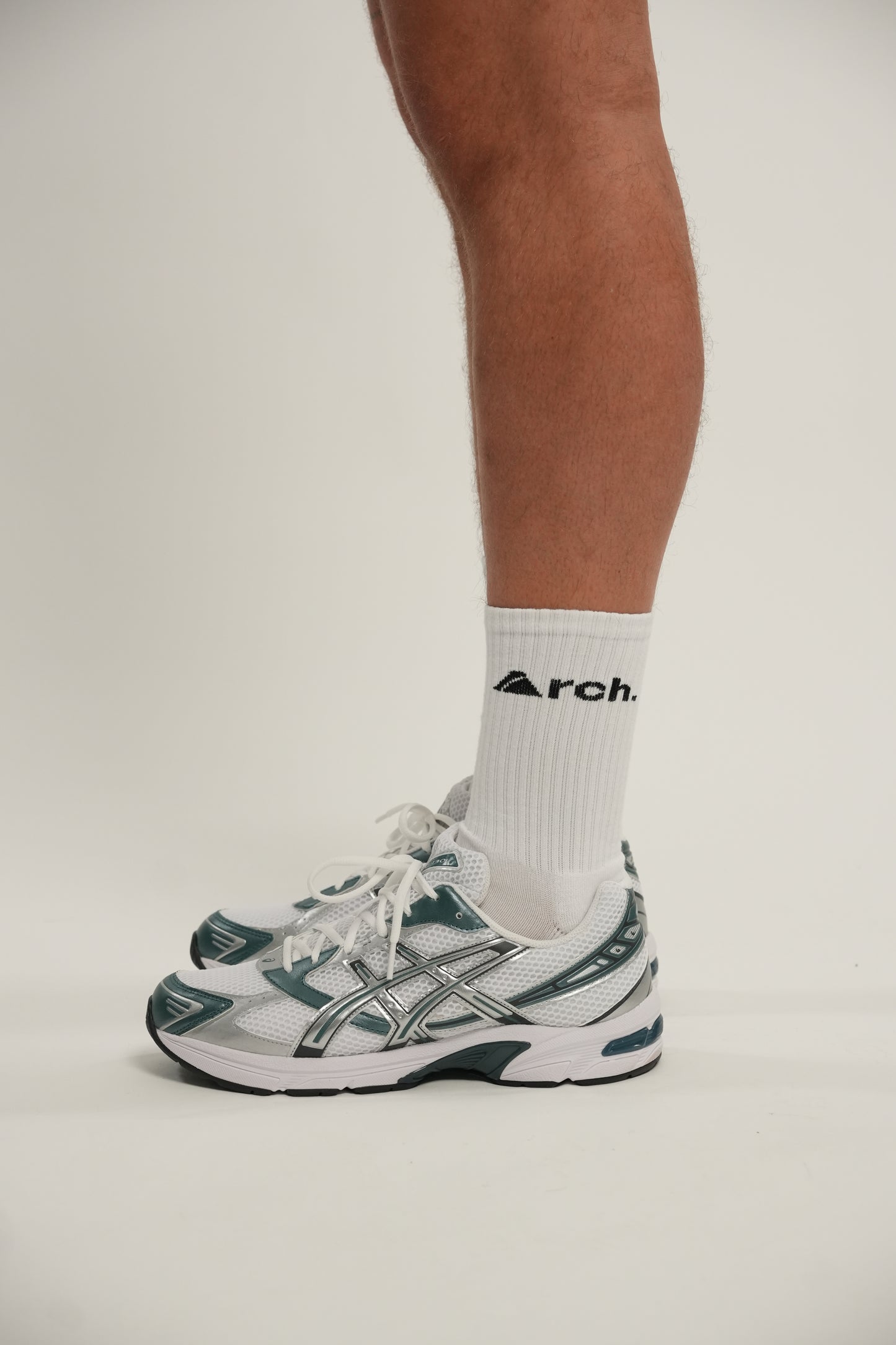 XACTIVE CUSHIONED CREW SOCKS x3 PAIRS - WHITE