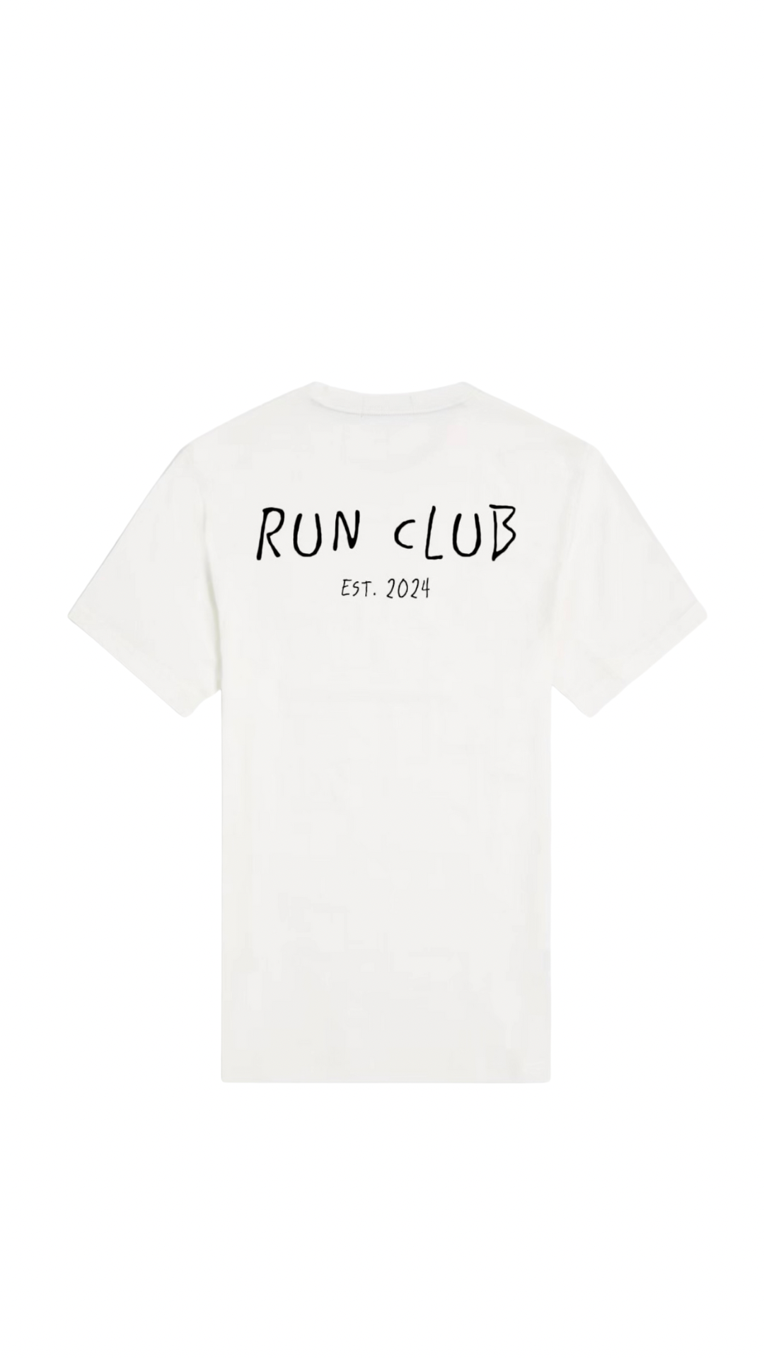ARCH LIFESTYLE CLASSIC RUN CLUB TEE - WHITE