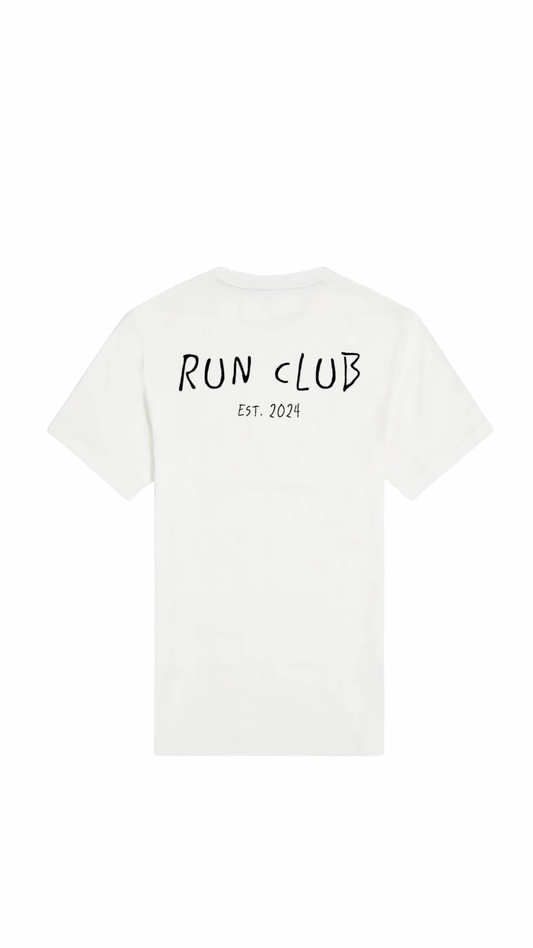 ARCH LIFESTYLE CLASSIC RUN CLUB TEE - WHITE