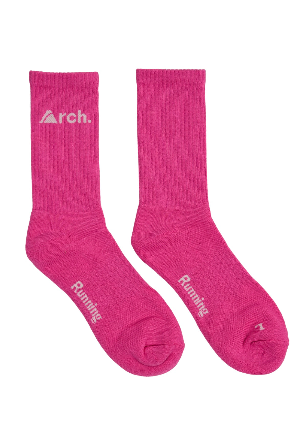 XACTIVE CUSHIONED CREW SOCKS x3 PAIRS - PINK