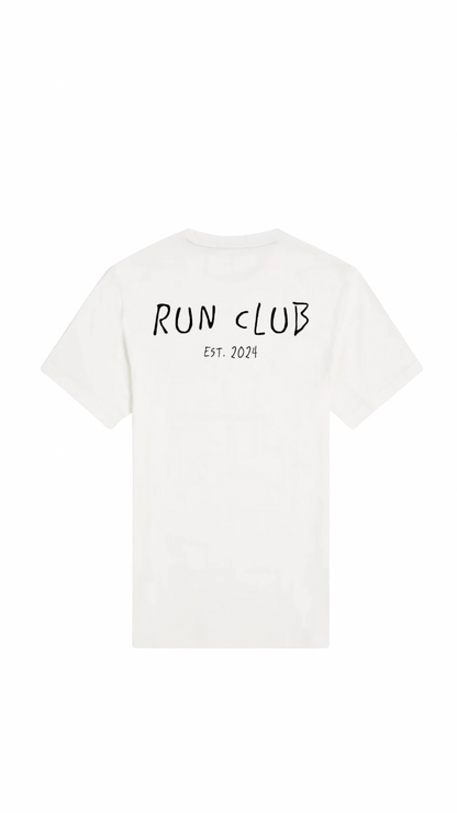 ARCH LIFESTYLE CLASSIC RUN CLUB TEE - WHITE