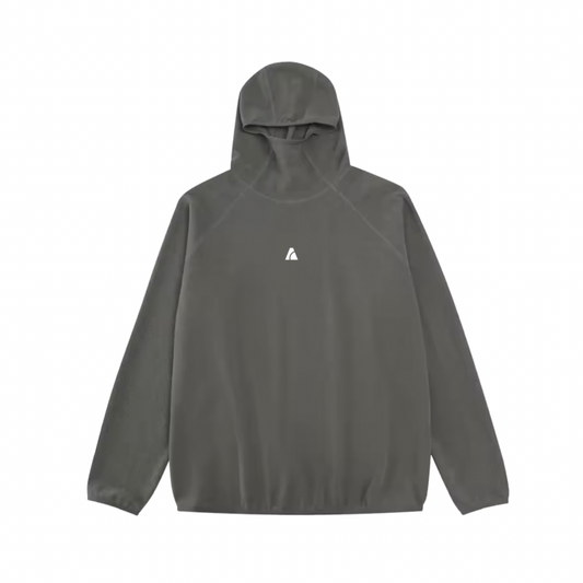 [PRE ORDER] POLORTEC WAFFLE HOODIE - GREY AW25