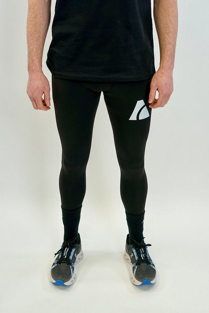 ELITE COMPRESSION LEGGINGS MENS - BLACK